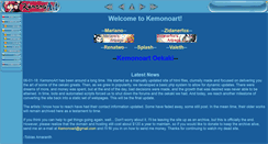 Desktop Screenshot of kemonoart.org